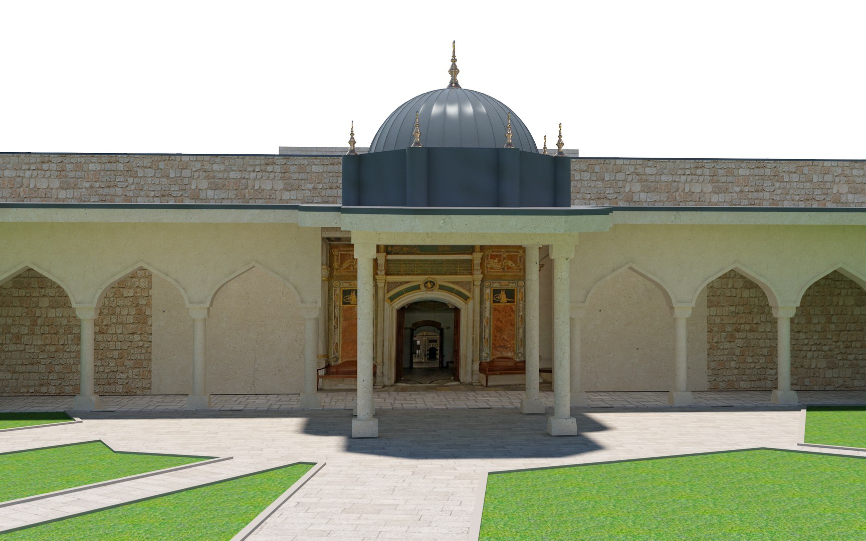 3D Palace Topkapi Exterior - TurboSquid 1525477