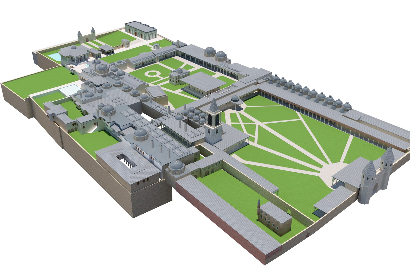 3D Palace Topkapi Exterior - TurboSquid 1525477