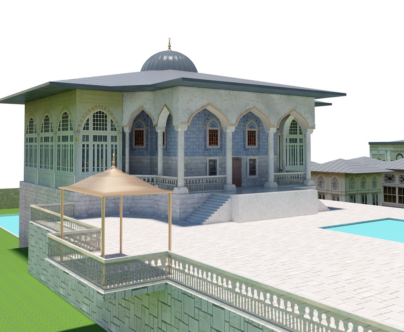 3D Palace Topkapi Exterior - TurboSquid 1525477