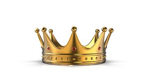 3D Gold Crown