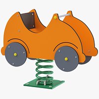 Playground Car Springer Ride 01