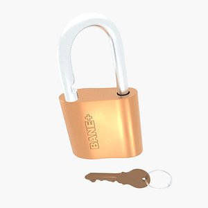 3D Padlock model