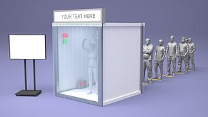 3D model disinfectant chamber