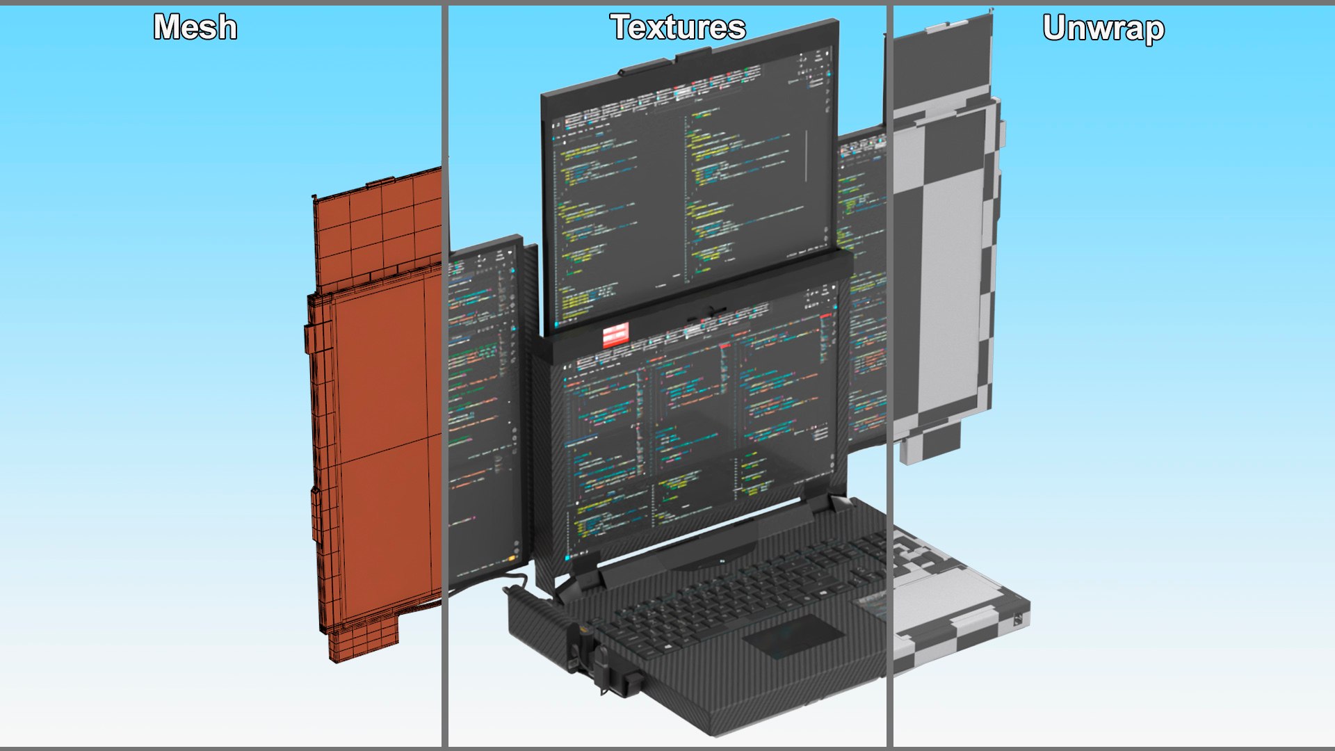 Professional Laptop with Programming Software model https://p.turbosquid.com/ts-thumb/QJ/bn7oWZ/GQ/professionallaptopwithprogrammingsoftware3dmodel018/jpg/1717434050/1920x1080/fit_q87/4df436119a520b0cdb063e75a9a14ddd03285273/professionallaptopwithprogrammingsoftware3dmodel018.jpg