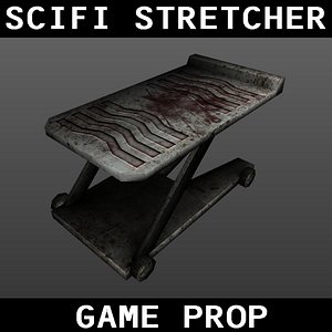 scifi stretcher obj free