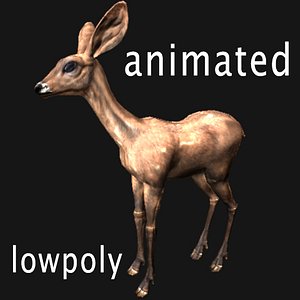3d deer animal