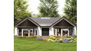 55ft x 49ft 17m x 15m Beautiful House Design With Interior Walkthrough And Floor Plan 3D model