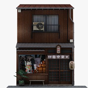 3D old tokyo store model