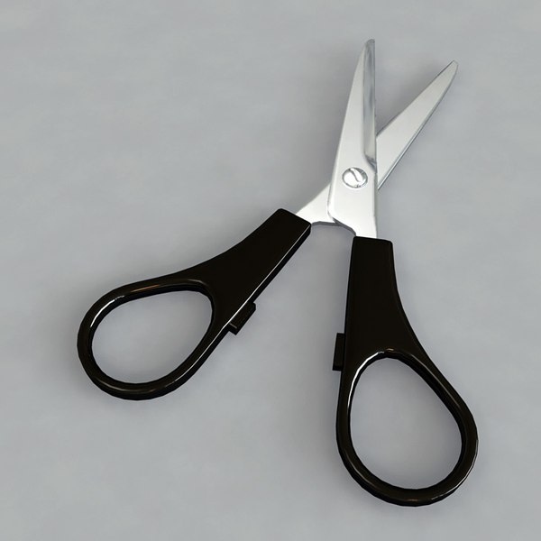 3d model scissors modelled