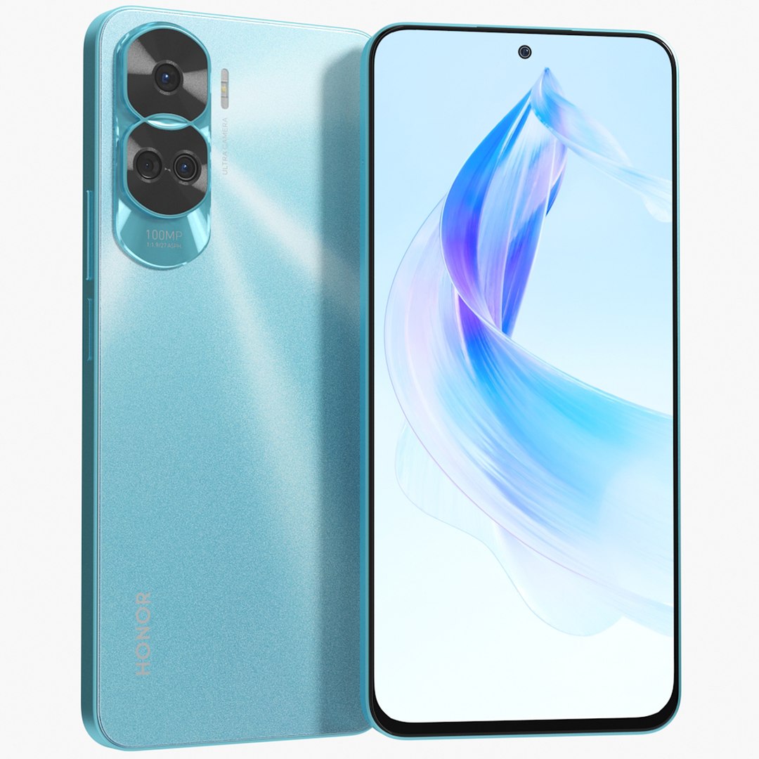 3D model Honor 90 Lite Cyan - TurboSquid 2087015