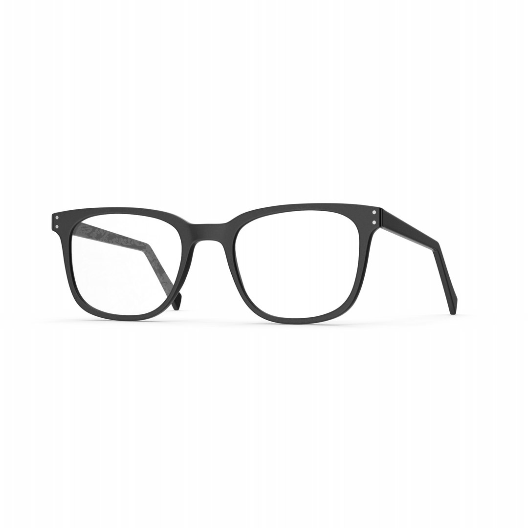 3D Black Eyeglasses Model - TurboSquid 1995880