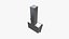 Capô Beko HCA92741W Prata Modelo 3D