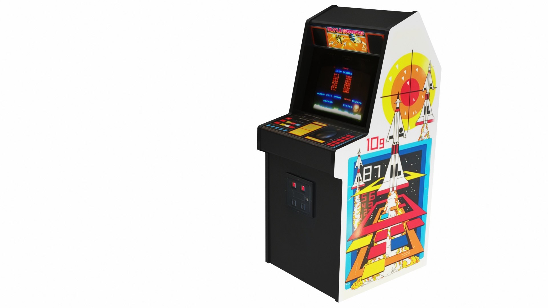 Pacman Command Arcade Machine 3D Model - TurboSquid 1502054