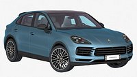 Porsche Cayenne Coupe 2020 (Low Interior)