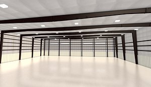 hangar aircraft airport 3D