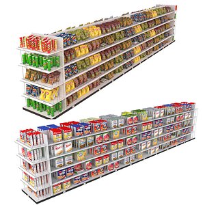 Cereals and Chips Shelf