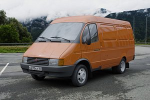 3D GAZ-2705 Gazelle 1995 van
