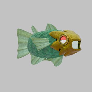 3D Aztec Fish model