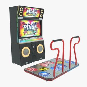 3d model pump fiesta dance machine