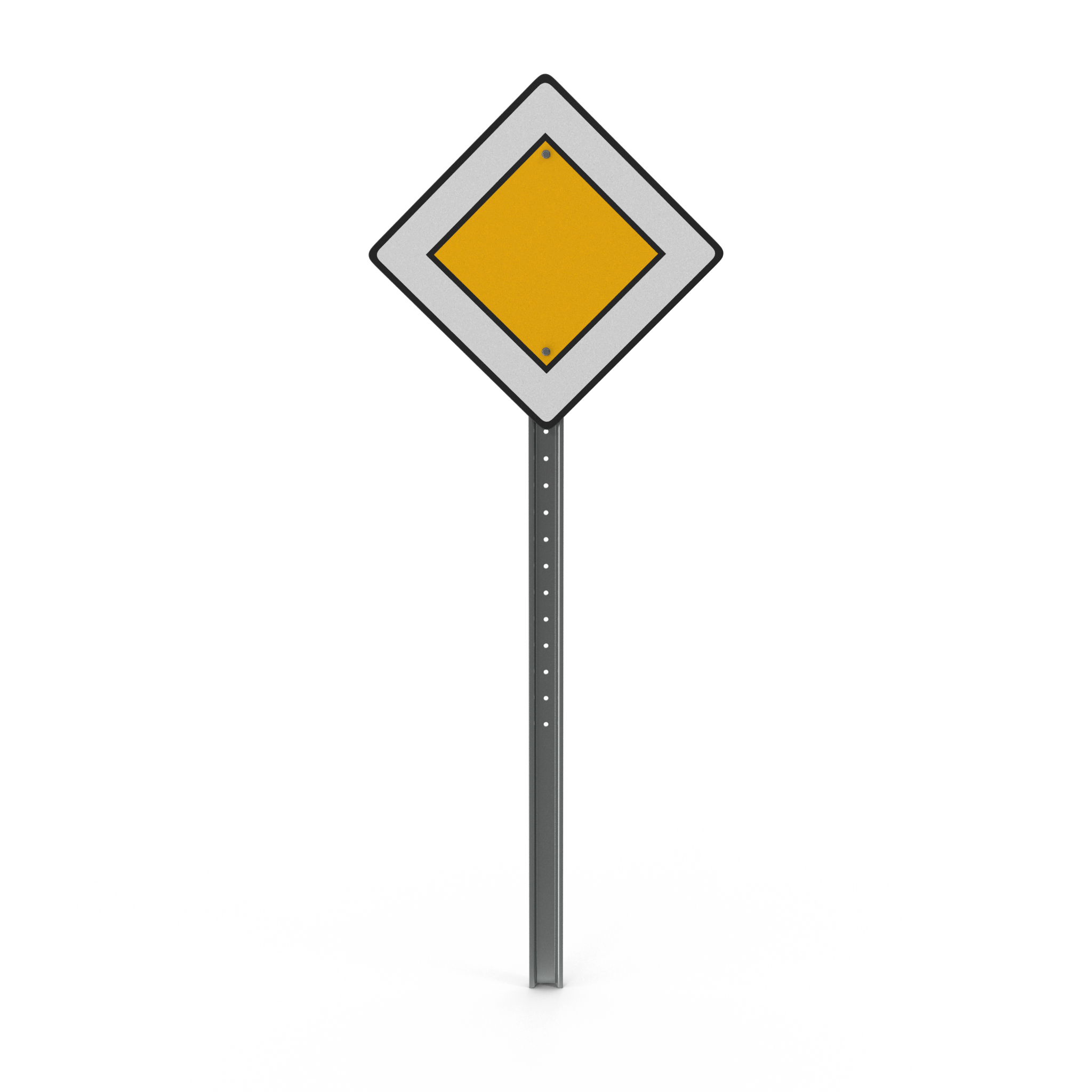 modelo 3d Main Road Sign - TurboSquid 2041154