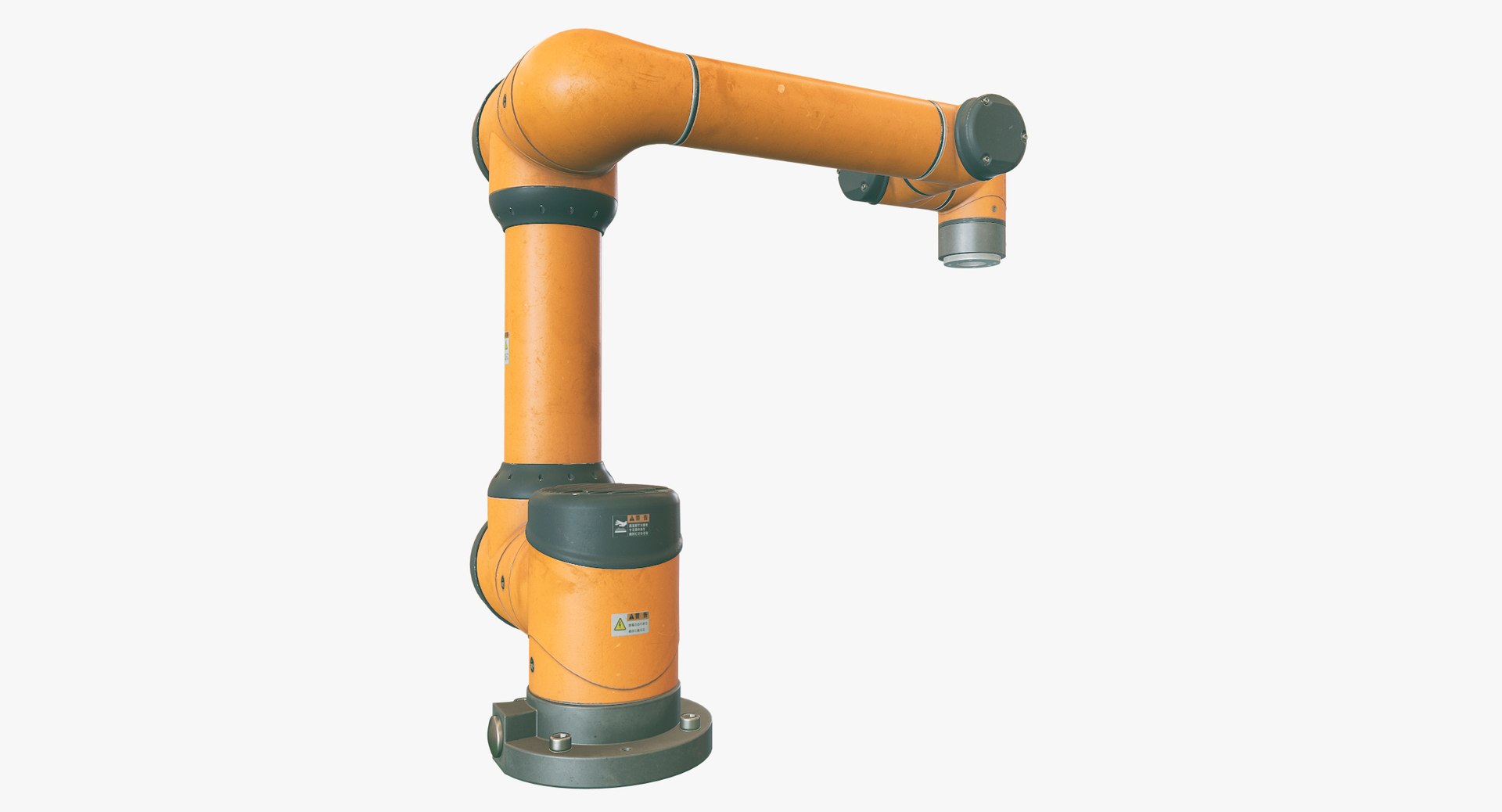 Used Collaborative Robot 3D model https://p.turbosquid.com/ts-thumb/QK/IUnhj1/sC/screenshot003/jpg/1673197940/1920x1080/fit_q87/5adc1ef55c84ec94893949d2d02eb0a147128491/screenshot003.jpg