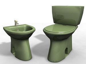 wc bidet 3d model
