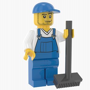 3d model lego man