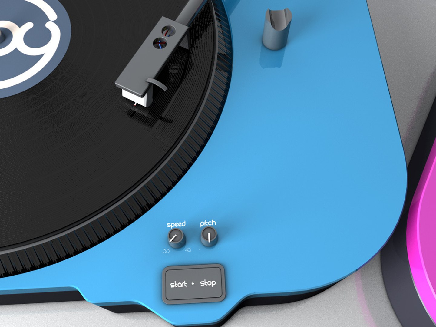 Turntables Record 3d Model