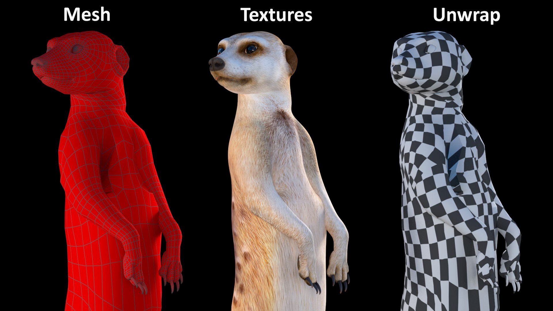 3D Meerkat Standing Pose model https://p.turbosquid.com/ts-thumb/QK/Upz4nw/R7/meerkatstandingposec4dmodel015/jpg/1656104624/1920x1080/fit_q87/c30bc805f11018e914facfc59b4777c4bdad9c43/meerkatstandingposec4dmodel015.jpg