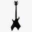 B C Rich Warlock Bass Guitar PBR