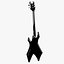 B C Rich Warlock Bass Guitar PBR