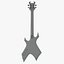 B C Rich Warlock Bass Guitar PBR