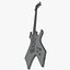 B C Rich Warlock Bass Guitar PBR