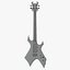 B C Rich Warlock Bass Guitar PBR