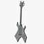 B C Rich Warlock Bass Guitar PBR