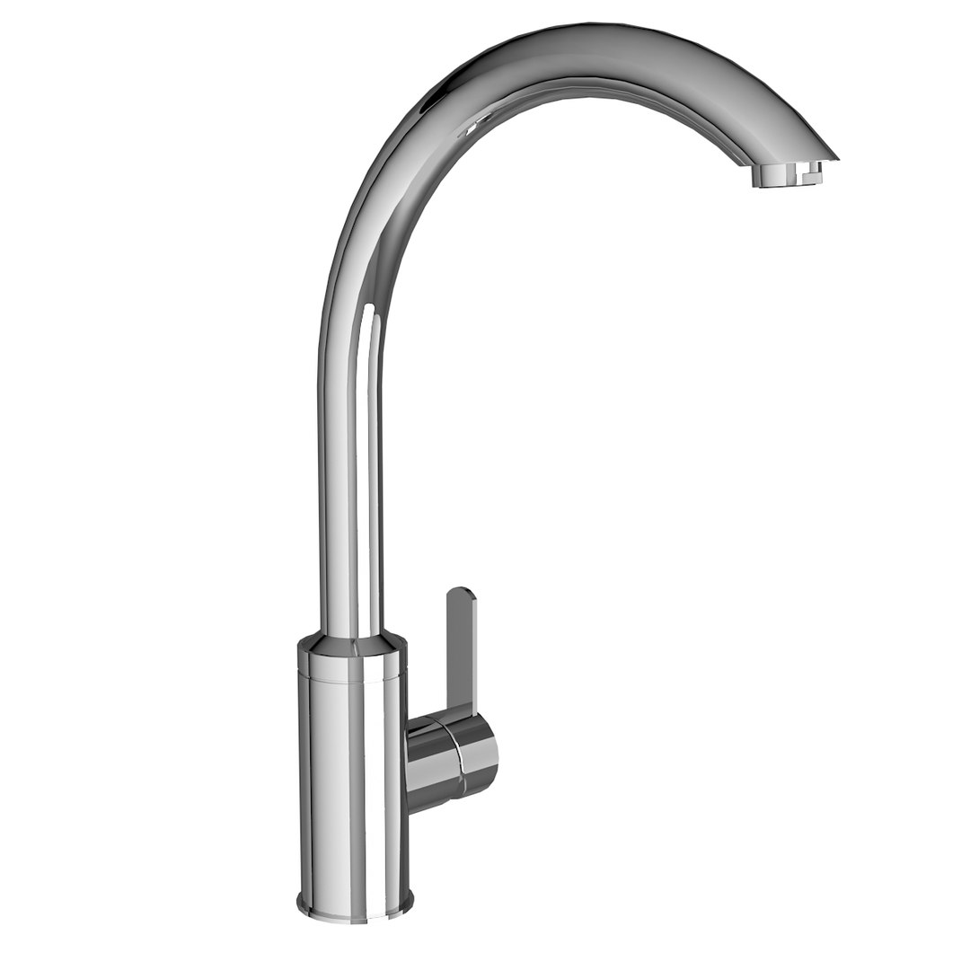 3D model kitchen faucet gappo - TurboSquid 1434969