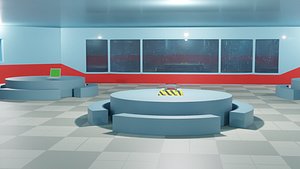 cafeteria scenario 3D