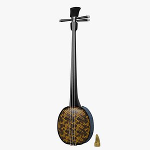 3D model Sanshin