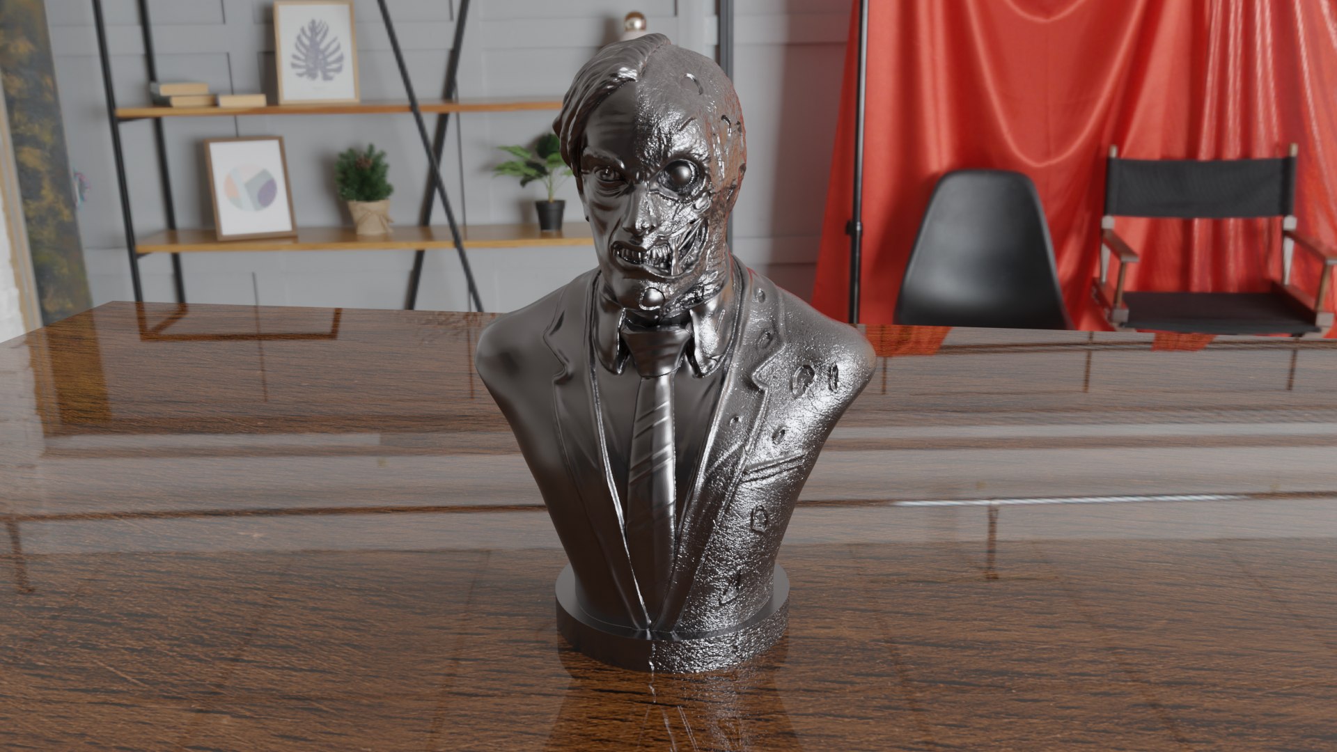 two faces batman Modelo 3D - TurboSquid 2061430