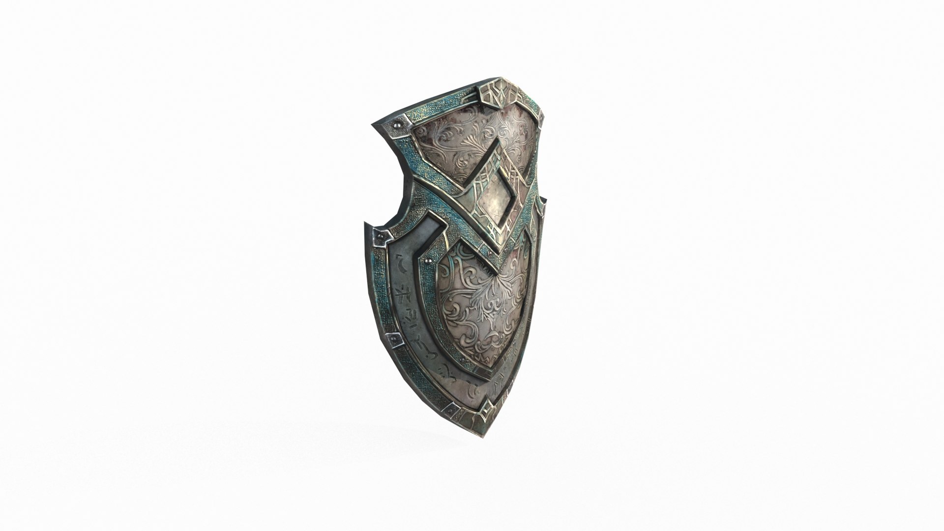3D Hand Drawn Style Magic Shield - TurboSquid 2421761
