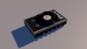 record player 3d model