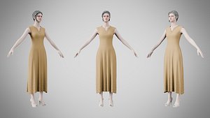 Dress 44 Burnished Teak model