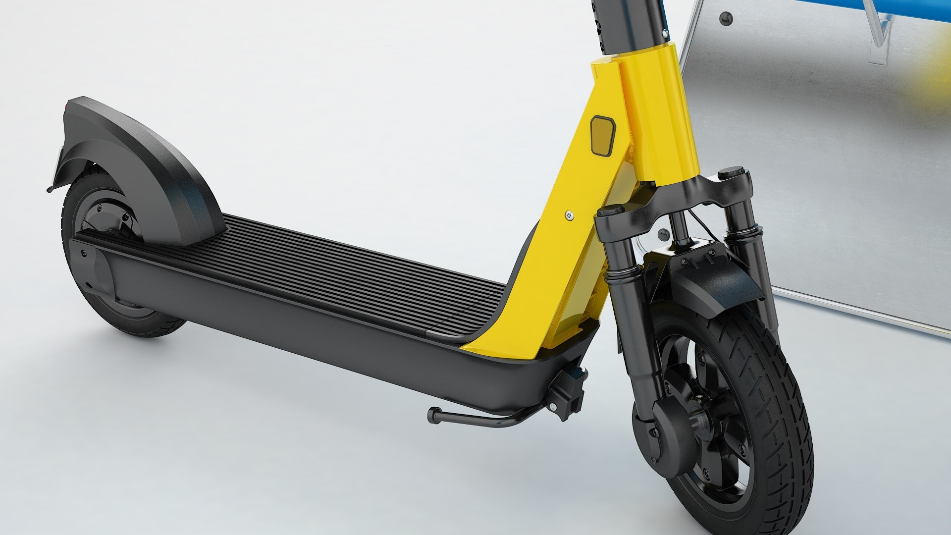 Scooter Parking Rack With Electric Scooter 05 3D Model - TurboSquid 2028167