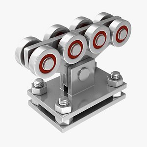 automatic gates roller 3d obj