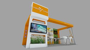 3D college exhibition model