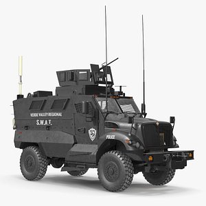 SWAT Vehicle International MaxxPro 3D model