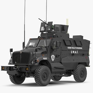 SWAT Vehicle International MaxxPro 3D model