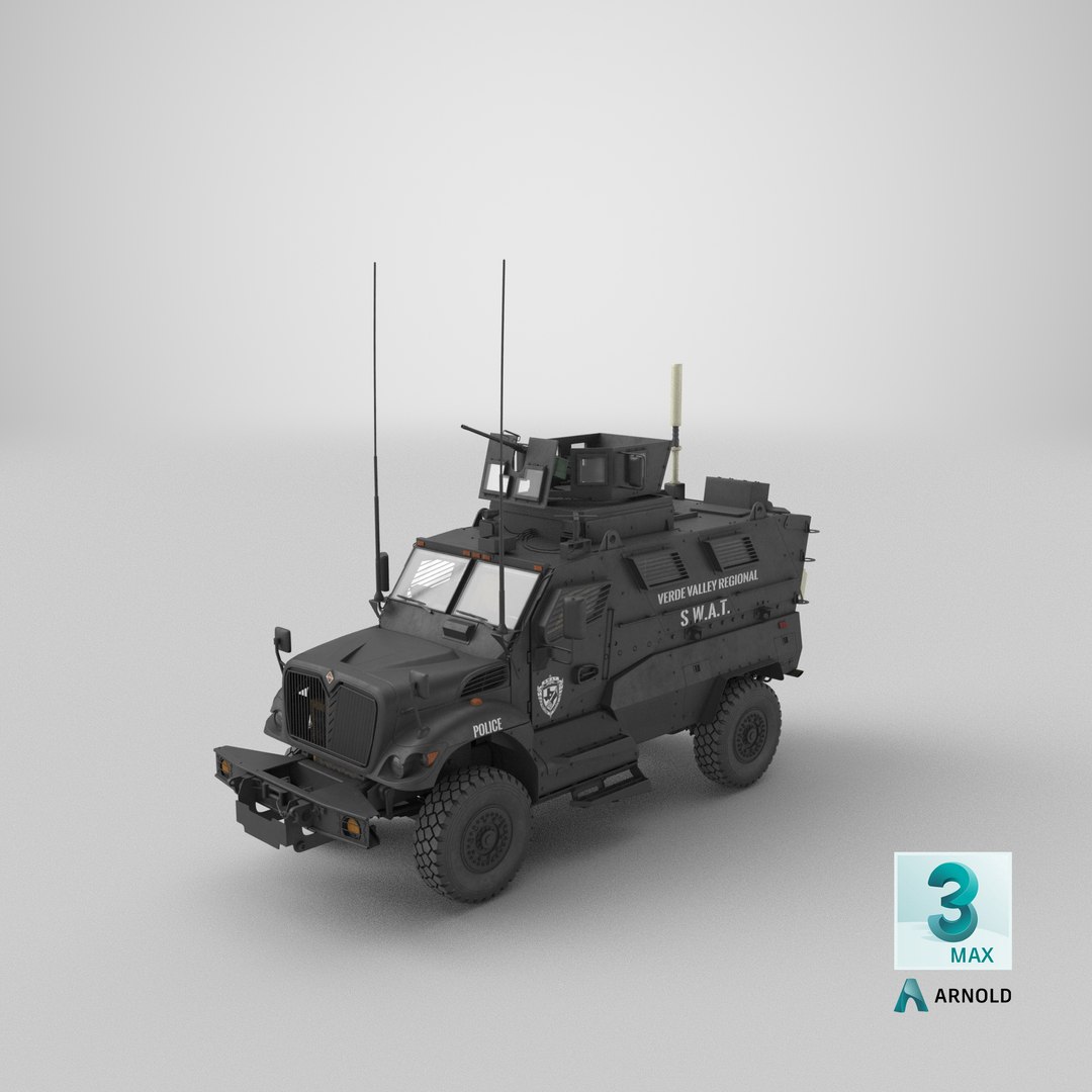 SWAT Vehicle International MaxxPro 3D model https://p.turbosquid.com/ts-thumb/QK/vuGhR9/yn/stemcell_max_arnold_render/png/1694426180/1920x1080/fit_q87/315ba93cdb7950b7f2cbc4857b079b85b337deb6/stemcell_max_arnold_render.jpg