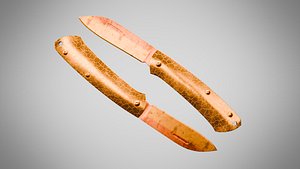 3D Knife 8 Orange Peel FT