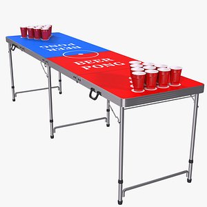 3D model Beer Pong Table
